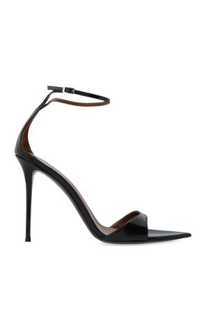 【送関込】Saint Laurent☆Dominique sandals SAINT LAURENT Dominique color-block satin sandals | NET-A-PORTER